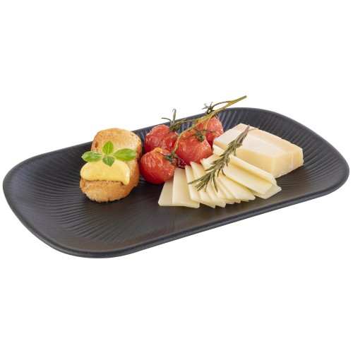 85281 Taca bufetowa, do serwowania z melaminy czarna GN1/4 NERO