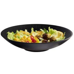 Miska z melaminy czarna ø35 cm, V 3,4l NERO