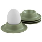 Podstawka na jajka, 4 szt., zielona EGGY