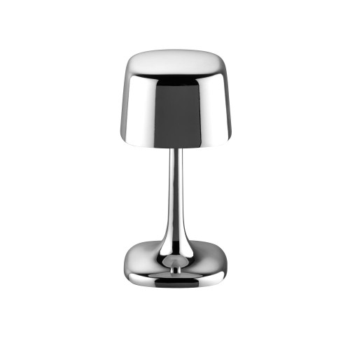 Lampa stołowa SOHO, srebrna, 21,5 cm