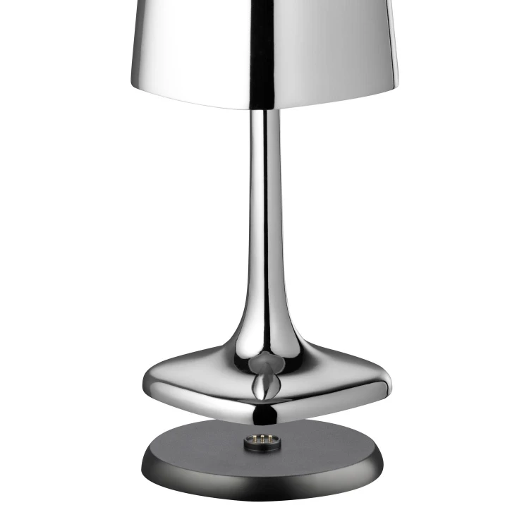 Lampa stołowa SOHO, srebrna, 21,5 cm