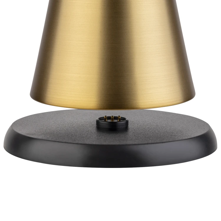 17112 Lampa stołowa CONE, złota, 18 cm