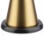 17112 Lampa stołowa CONE, złota, 18 cm