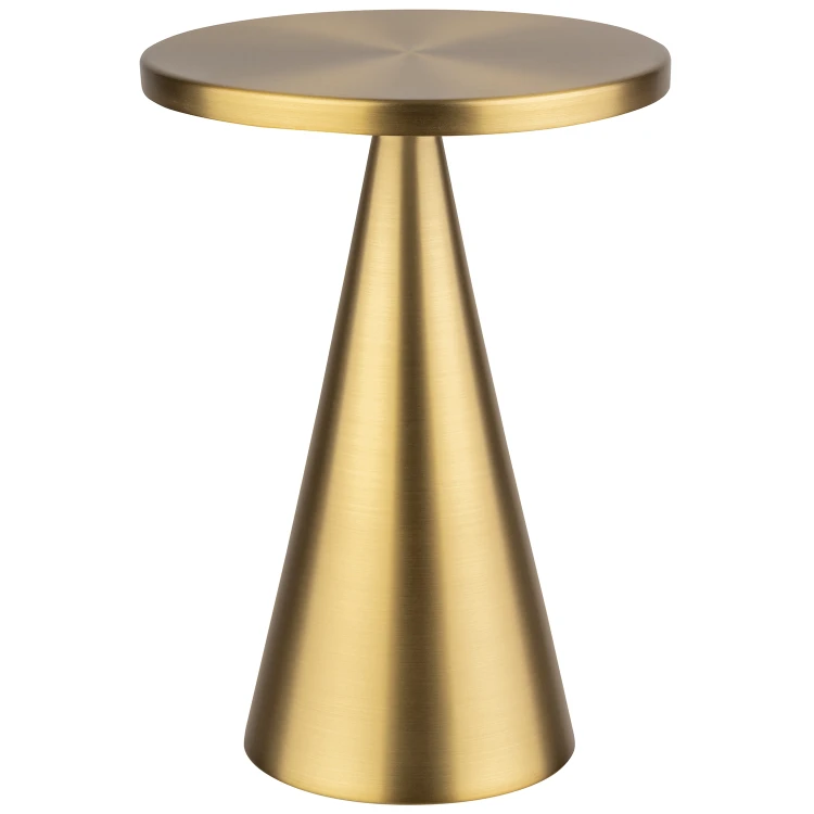 17112 Lampa stołowa CONE, złota, 18 cm