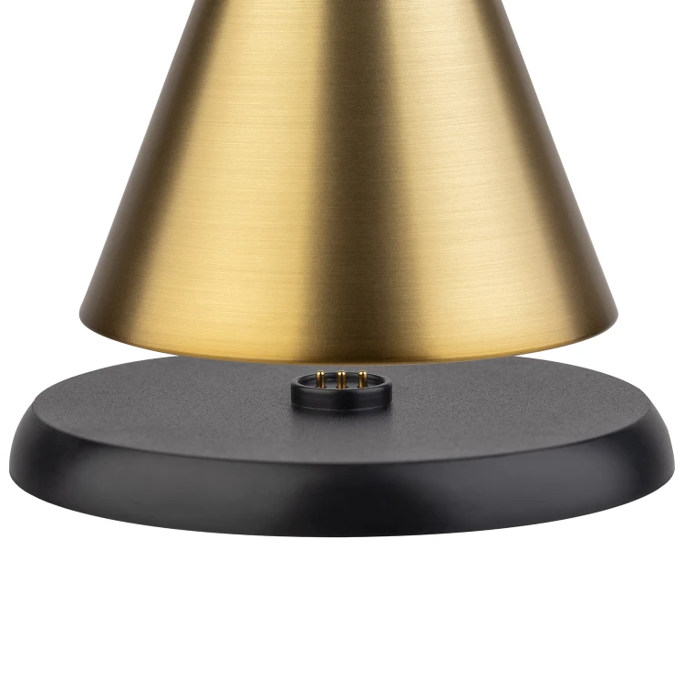 17102 Lampa stołowa MINI CONE, złota, 11,5 cm