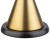 17102 Lampa stołowa MINI CONE, złota, 11,5 cm