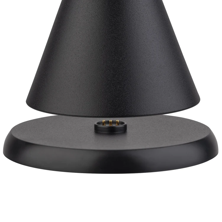 17101 Lampa stołowa MINI CONE, czarna, 11,5 cm