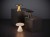 17100_Lampa stołowa MINI CONE, biała, 11,5 cm