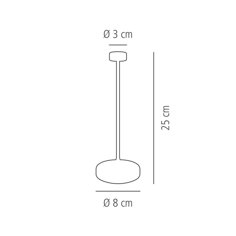 17060 Lampa stołowa NISSRIN, 25 cm, APS