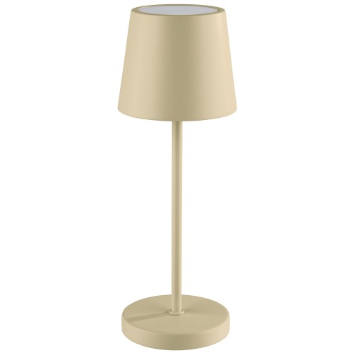17030 Lampa stołowa MERLE MINI, beżowa, 25 cm