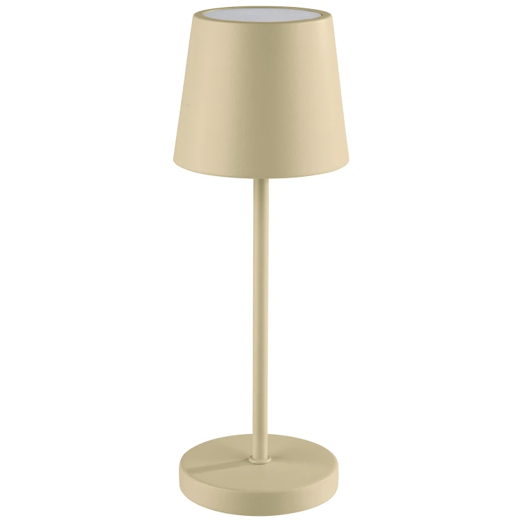 17030 Lampa stołowa MERLE MINI, beżowa, 25 cm