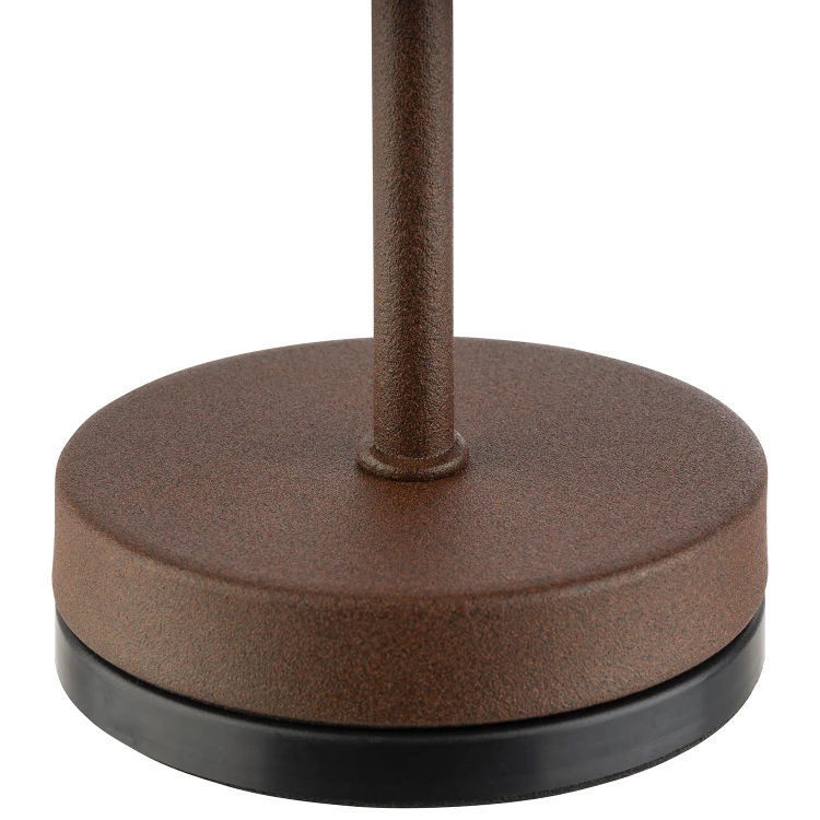 17073 Lampa stołowa MERLE MICRO, 20 cm, brązowa / rdzawa