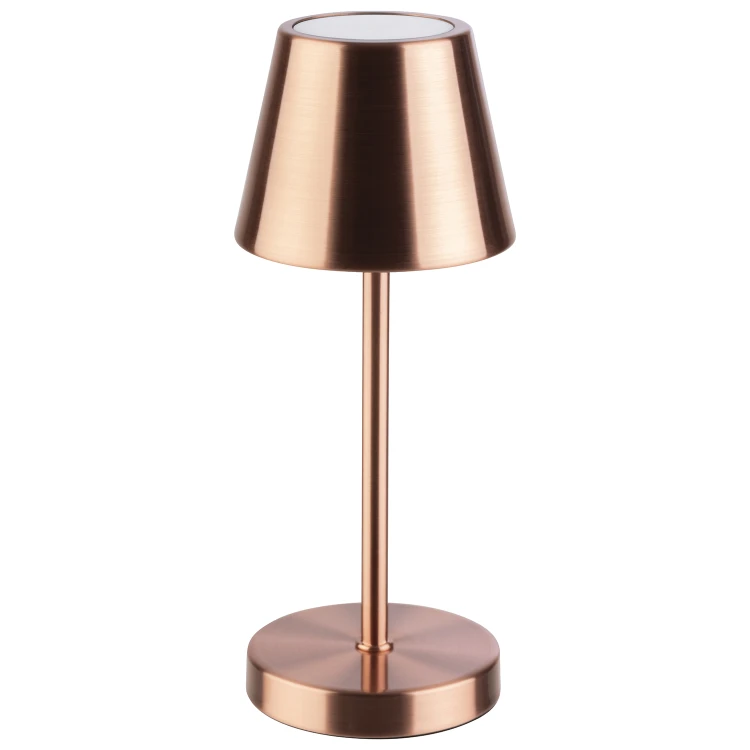 17074  Lampa stołowa MERLE MICRO, 20 cm, kolor miedziany