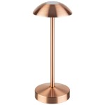 Lampa stołowa ALVA, 20 cm, kolor: miedziany