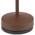 17038 Lampa stołowa ALVA, 20 cm, kolor: brązowy