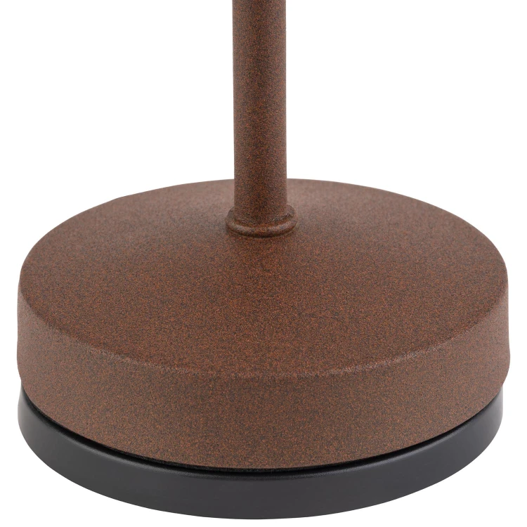17038 Lampa stołowa ALVA, 20 cm, kolor: brązowy