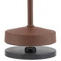 17038 Lampa stołowa ALVA, 20 cm, kolor: brązowy