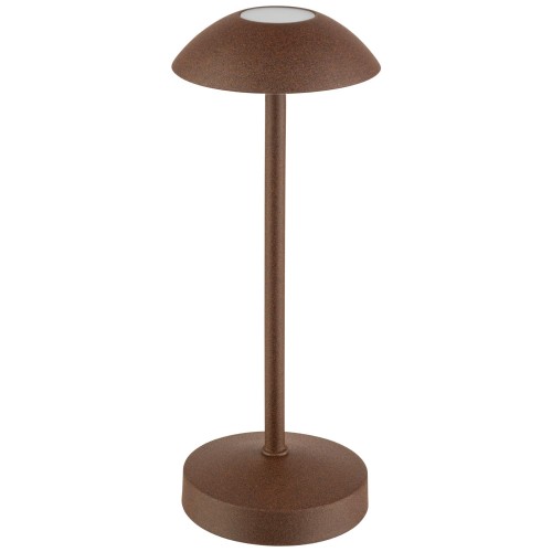 17038 Lampa stołowa ALVA, 20 cm, kolor: brązowy