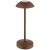 17038 Lampa stołowa ALVA, 20 cm, kolor: brązowy
