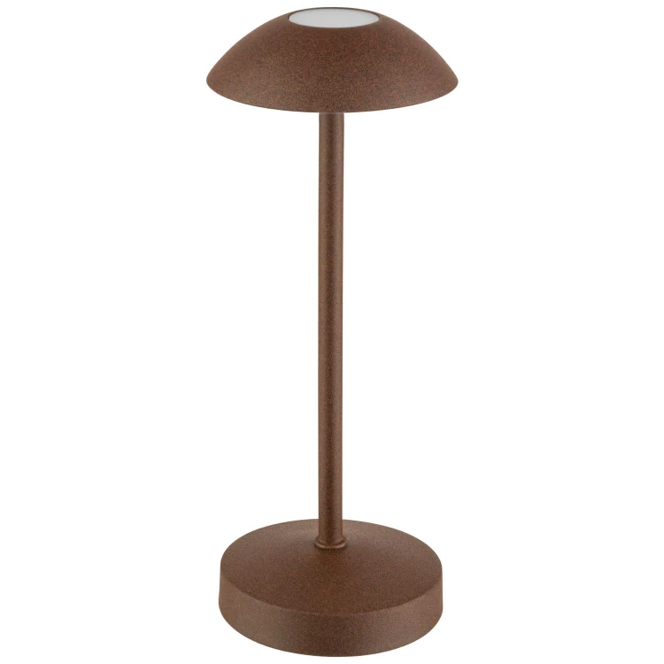 17038 Lampa stołowa ALVA, 20 cm, kolor: brązowy