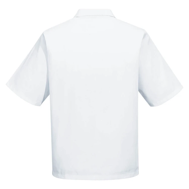 Bluza piekarza, krótki rękaw, tył