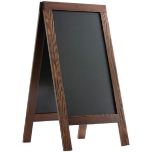 Dwustronny potykacz, tablica reklamowa kredowa, 520x850 mm