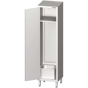 Szafa stalowa porządkowa ze zlewem, 500x500x2000 mm