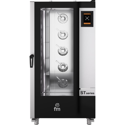 Piec konwekcyjno-parowy, STG Gastro z wózkiem, 20 GN 1/1, P 36.25 kW, U 400 V