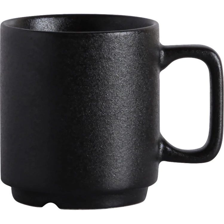 Kubek o pojemności 270 ml, kolor czarny, porcelana, linia SLATE
