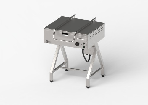 Patelnia elektryczna uchylna na stelażu, Gredil, 700x786x912 mm, P 6.3 kW, U 400 V