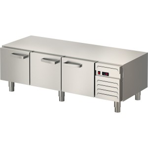 Podstawa chłodnicza, linia "700",  1600x650x600 mm, 3 drzwiowa, GN 1/1