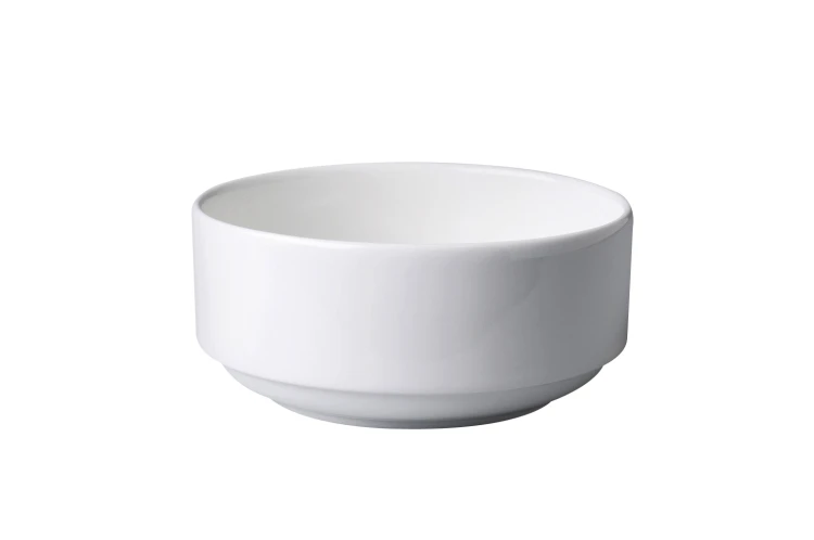 Miska sztaplowana średnica 14 cm, pojemność 630 ml,  kolor kość słoniowa, linia BANQUET