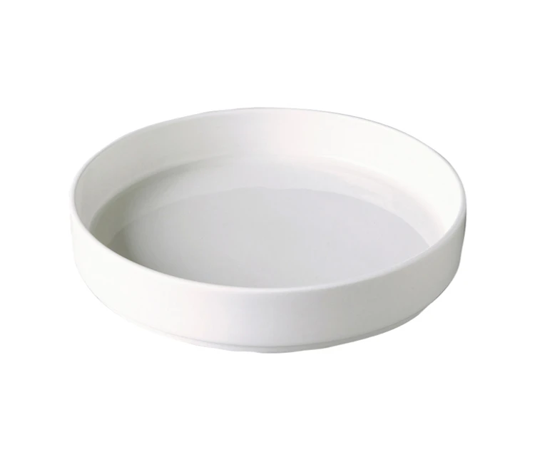 Talerz głęboki, porcelana, NORDIC, kolor kość słoniowa