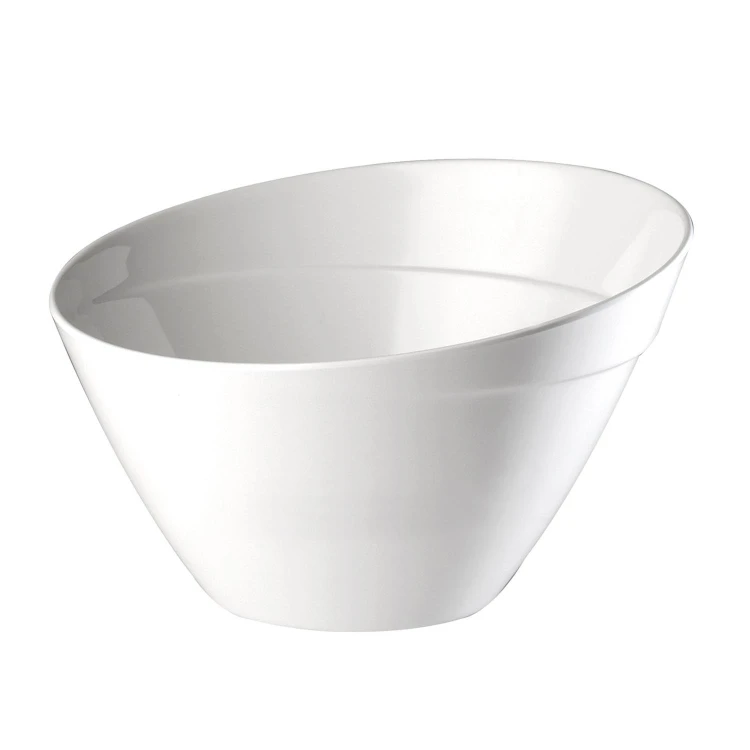 Biała miska z serii FRIENDLY, wykonana z PET, średnica 24,5 cm , V2,5l