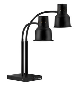 Lampa grzewcza, czarny mat 2 x 0,25kW