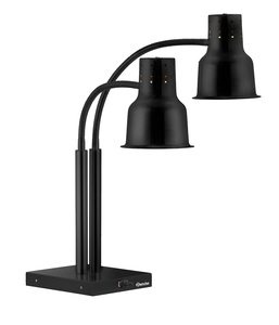 Lampa grzewcza, czarny mat 2 x 0,25kW