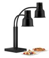 Lampa grzewcza w kolorze czarnym, 2 lampy grzewcze