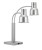 Lampa grzewcza, dwa ramiona, kolor srebrny 2x0,25kW