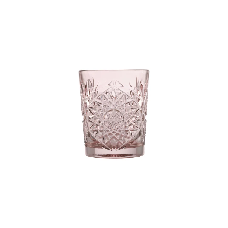Szklanka niska D.O.F. różowa, 355 ml, HOBSTAR