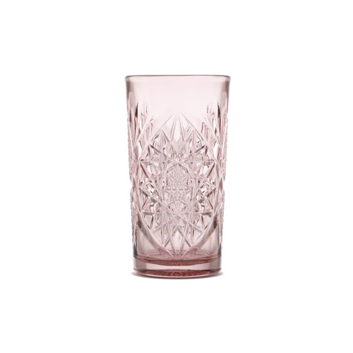 Szklanka wysoka 473 ml, różowa HOBSTAR