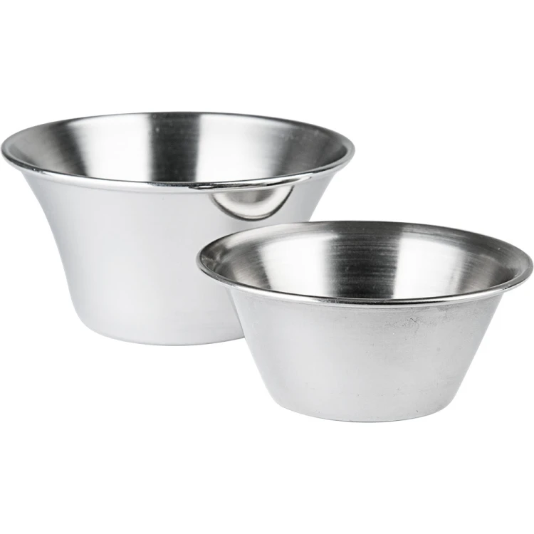 Miseczka mini dip stal nierdzewna gładka 120 ml