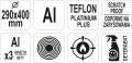 Aluminiowa patelnia do ryb z powłoką teflon platinum plus 400x290mm