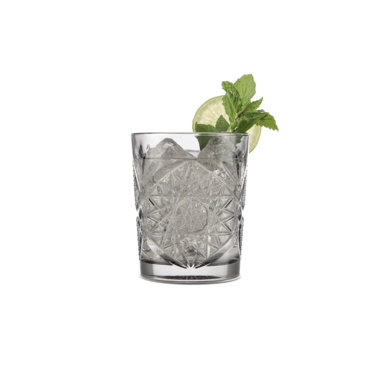 Szklanka do whisky DOF, szara z linii Hobstar