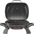 Widok z przodu, grill otwarty, grill gazowy, przenośny Yato