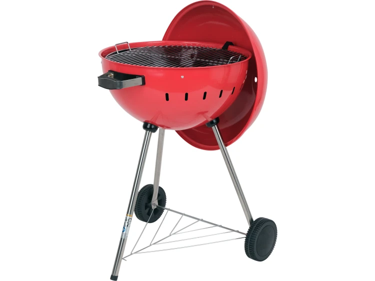 Grill węglowy okrągły, 54 cm, czerwony Yato