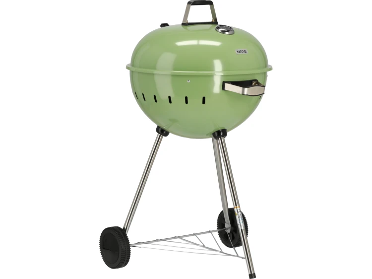 Grill węglowy, okrągły na kółkach