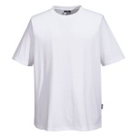  T-shirt kucharski, bawełniany MeshAir, biały 
