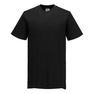  T-shirt kucharski, bawełniany MeshAir, czarny