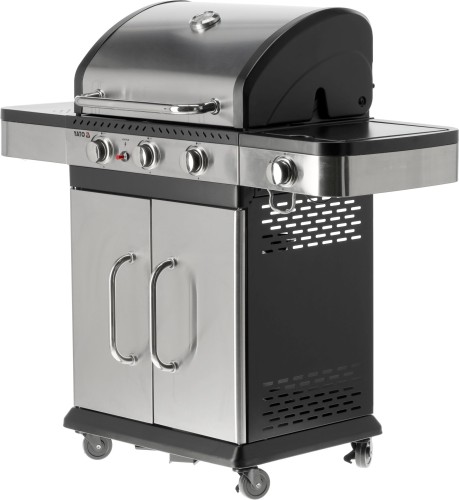 Grill gazowy 3+1 z palnikiem bocznym