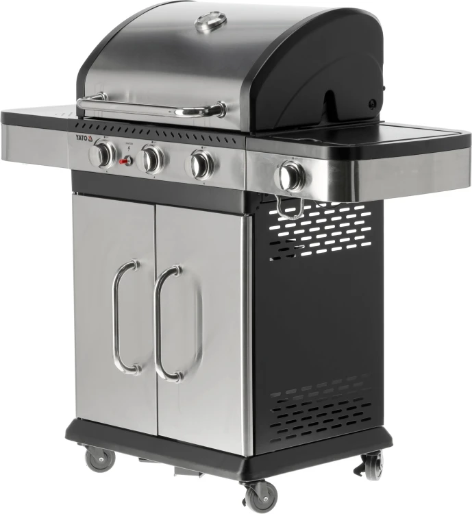 Grill gazowy 3+1 z palnikiem bocznym